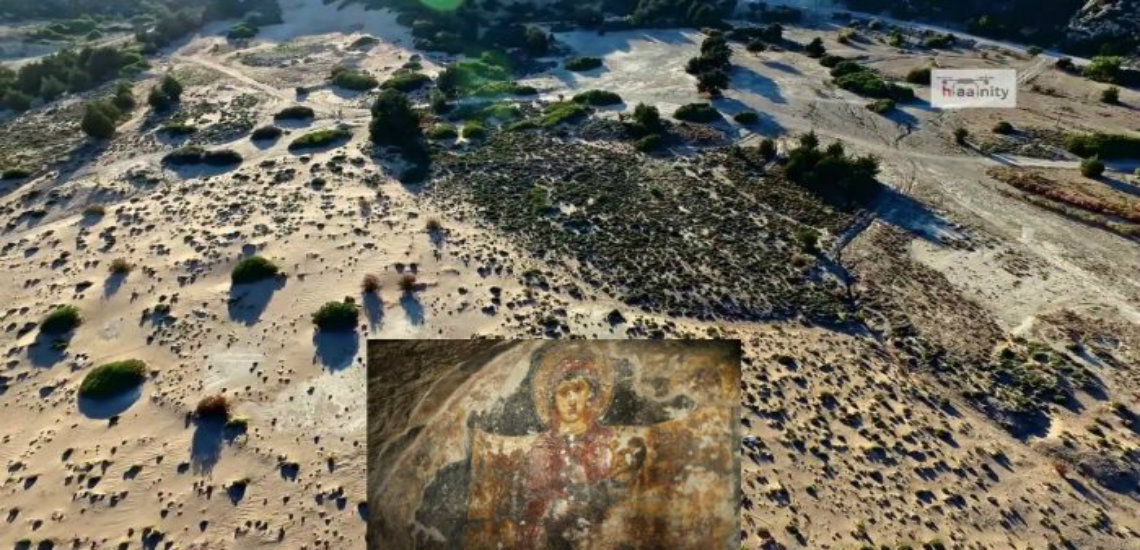 Το μυστήριο με την εικόνα της Παναγίας της Τσαμπίκας, που η παράδοση αναφέρει ότι βρέθηκε με ανεξήγητο τρόπο τρεις φορές από την Κύπρο στη Ρόδο. Εντυπωσιακή πτήση με drone πάνω από την παραλία