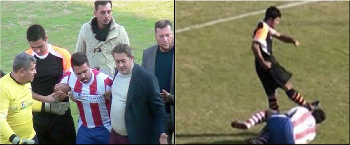 Τουρκία: Κλότσησε σκόπιμα αντίπαλο ποδοσφαιριστή στο πρόσωπο! - VIDEO