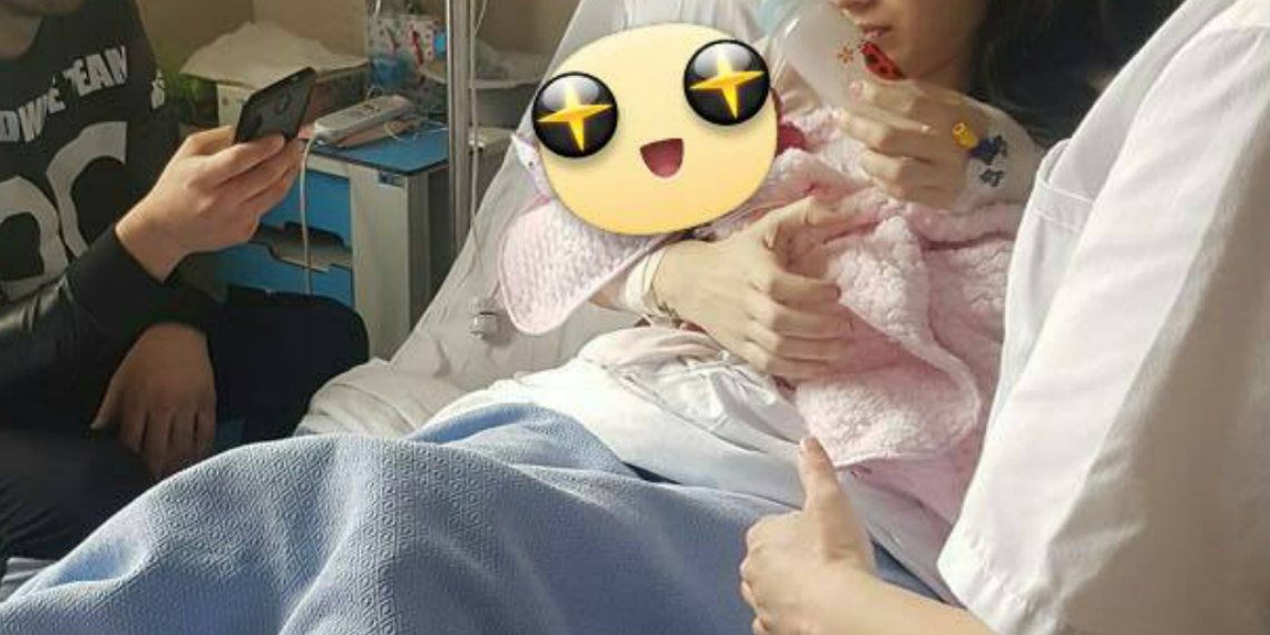 Οι πρώτες φωτογραφίες της Κύπριας καλλονής από το νοσοκομείο με τη νεογέννητή της κόρη! ΦΩΤΟ