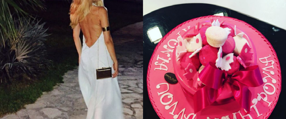 Κύπρια παρουσιαστρια παράγγειλε για τα γενέθλιά της ροζ τούρτα με πεταλούδες!