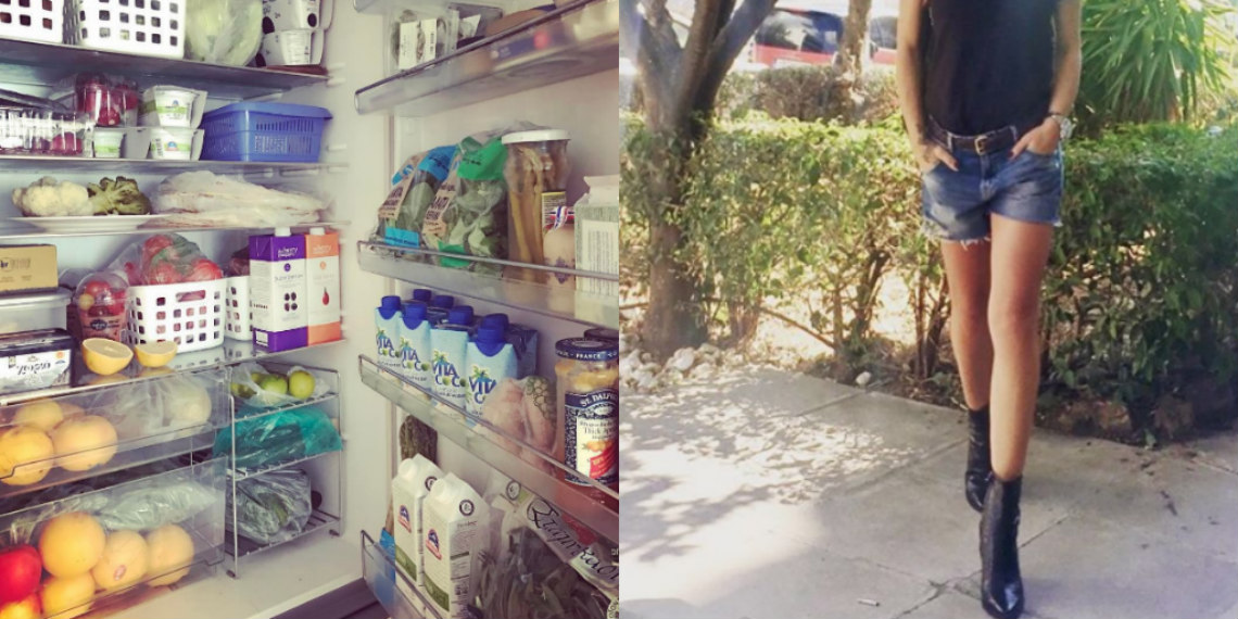 Αγανάκτησε η Κύπρια επώνυμη με το ψυγείο της! «Τίγκα» στα υγιεινά!