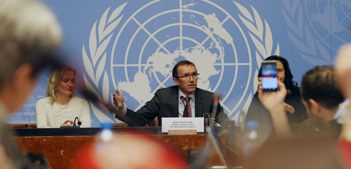 Ανασκεύασε και δημόσια ο Έιντε: «Την Διεθνή Διάσκεψη συγκαλούν τα Ηνωμένα Έθνη» - Τα σημαντικότερα σημεία της συνέντευξης Τύπου