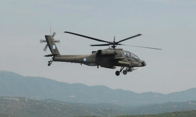 Ελικόπτερο Απάτσι κατέπεσε στην Ελλάδα