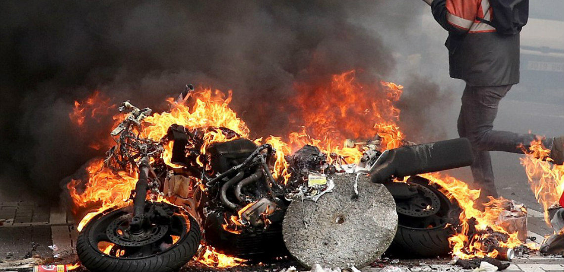 ΛΕΜΕΣΟΣ: Φωτιά σε μοτοσικλέτα Λεμεσιανού
