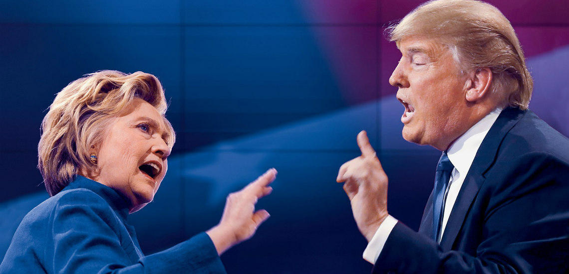 Η μεγάλη εκλογική μάχη μεταξύ Χίλαρι vs Τραμπ - LIVE