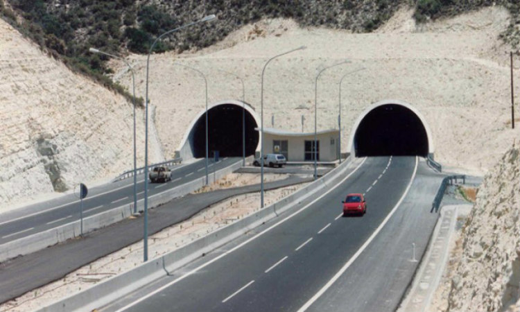 Κλειστό τμήμα του αυτοκινητοδρόμου Λεμεσού – Πάφου