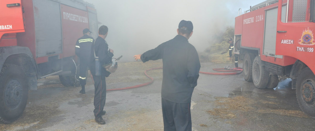 Πυρκαγιά σε αποθήκη ακριβών κρασιών στη Λεμεσό