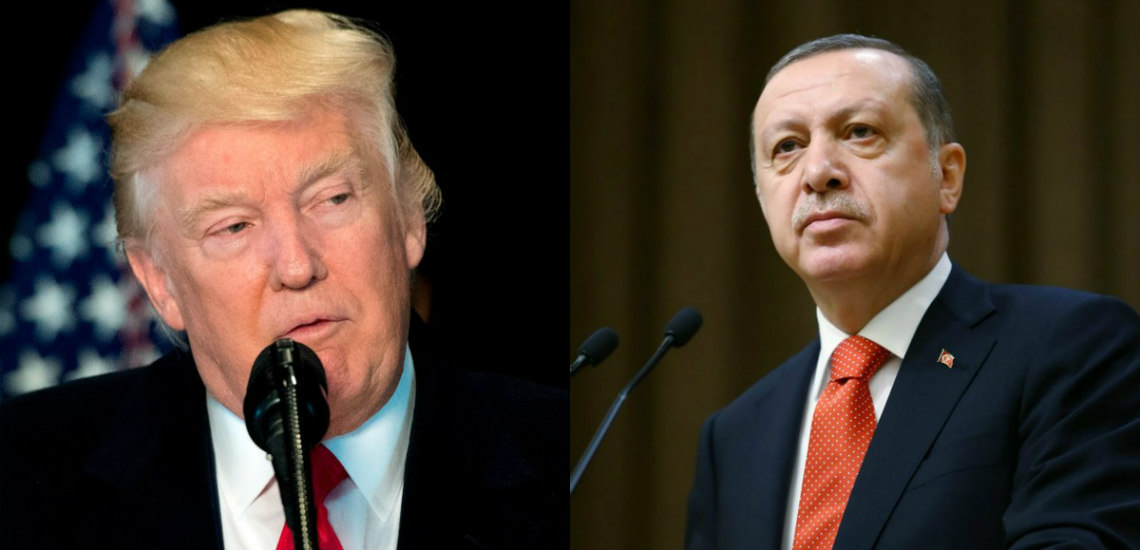 Ανακοινώθηκε από το Λευκό Οίκο η συνάντηση Τραμπ - Ερντογάν