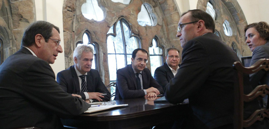 Συνάντηση Προέδρου Αναστασιάδη - 'Ειντε στο Προεδρικό