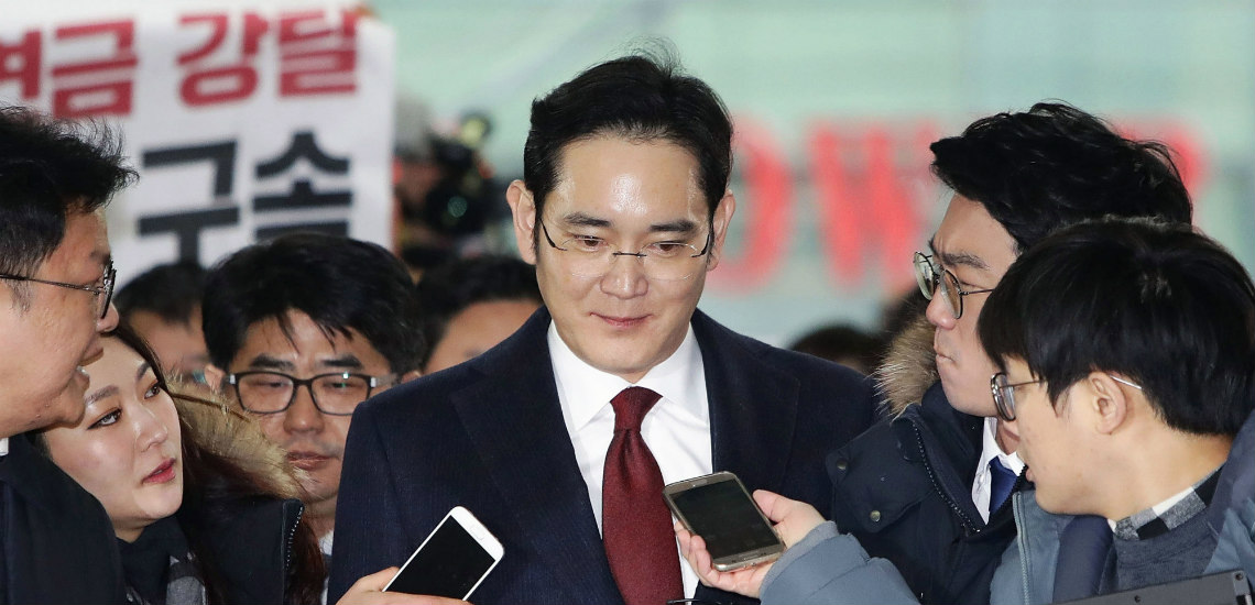 Συνελήφθη για σκάνδαλο διαφθοράς ο Πρόεδρος του επιχειρηματικού ομίλου της Samsung