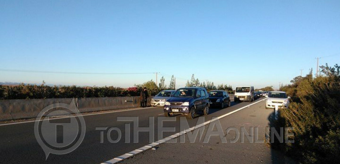 Κυκλοφοριακό χάος στον αυτοκινητόδρομο Λευκωσίας – Τροόδους λόγω τροχαίου - ΦΩΤΟΓΡΑΦΙΕΣ