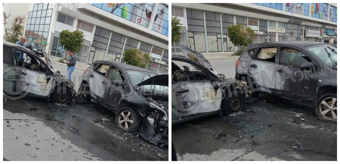 ΤΡΟΧΑΙΟ ΠΟΛΕΜΙΔΙΩΝ: Καταστράφηκε ολοσχερώς από τις φλόγες το ένα όχημα – Νεότερα για την κατάσταση των τραυματιών