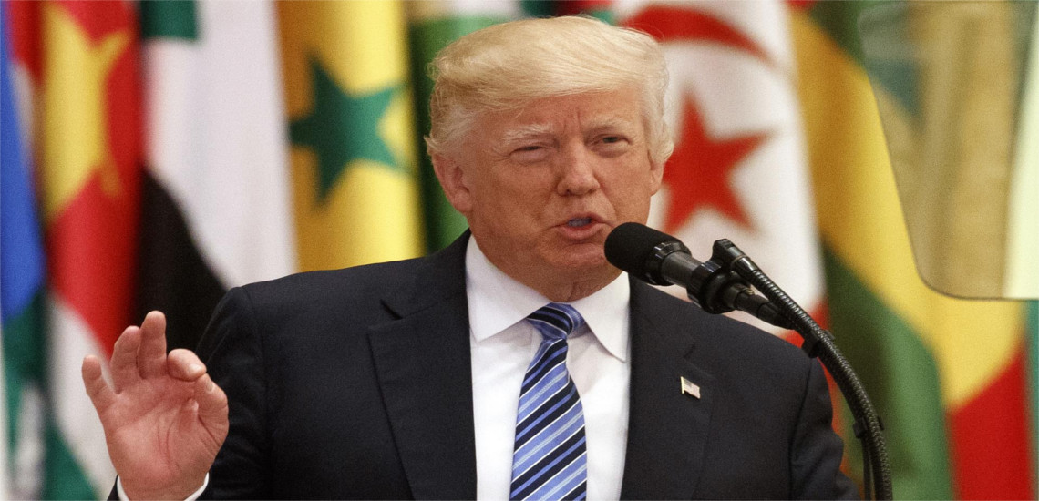 Ντόναλντ Τραμπ: “ "Αιχμή του δόρατος της παγκόσμιας τρομοκρατίας το Ιραν" δήλωσε  ενώπιον 55 εκπροσώπων μουσουλμανικών χωρών