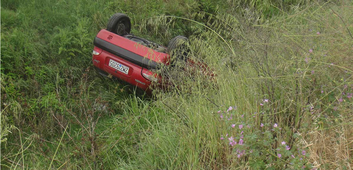 Τροχαίο ατύχημα στη Λεμεσό – Οδηγός έπεσε σε χαντάκι  - Στο Νοσοκομείο άλλο άτομο