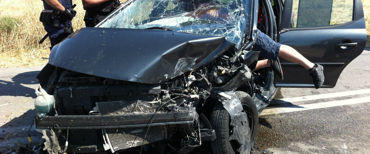 Κίτι: Αυτοκίνητο καρφώθηκε σε πάσαλο – Οδηγούσε χωρίς άδεια – Μεγάλη η ένδειξη αλκοόλης