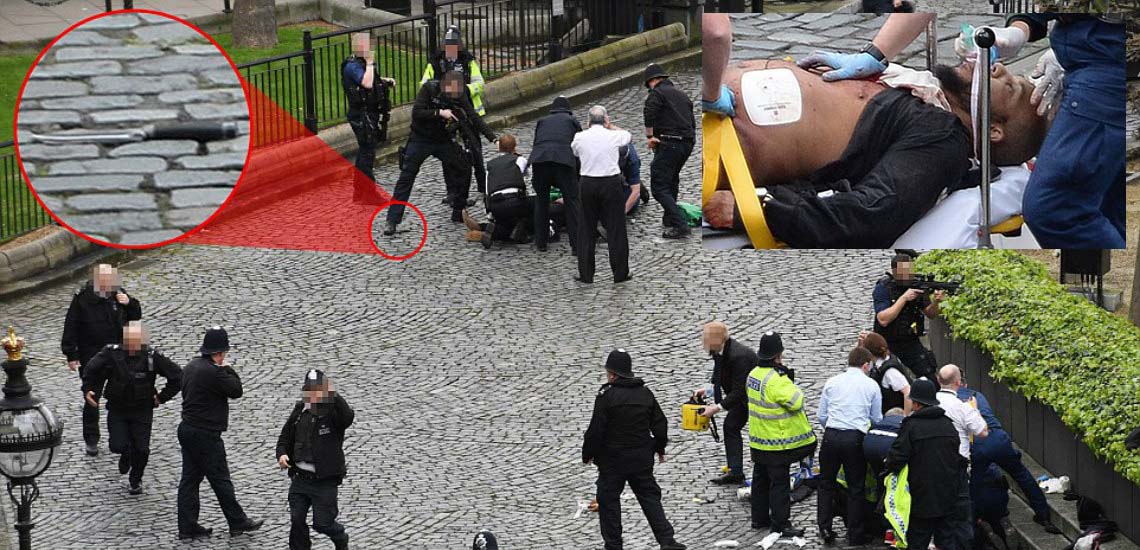 Ο τρομοκράτης του Λονδίνου που έσπειρε το χάος – Η στιγμή της ακινητοποίησης του – ΦΩΤΟΓΡΑΦΙΕΣ