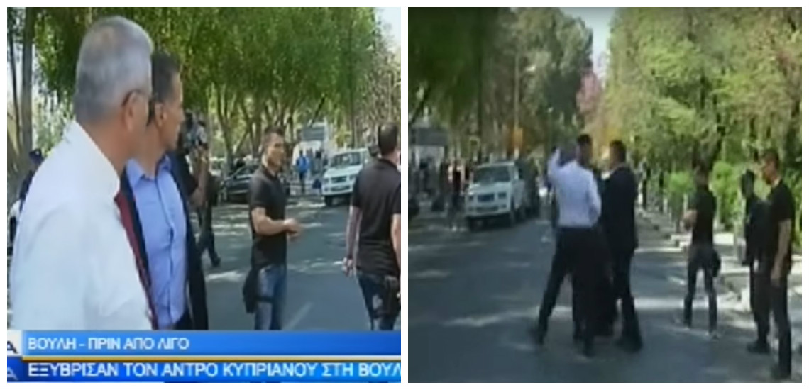Στην Αστυνομία για κατάθεση ο Άντρος Κυπριανού – Μελετά το υλικό με την εξύβριση η Αστυνομία - VIDEO