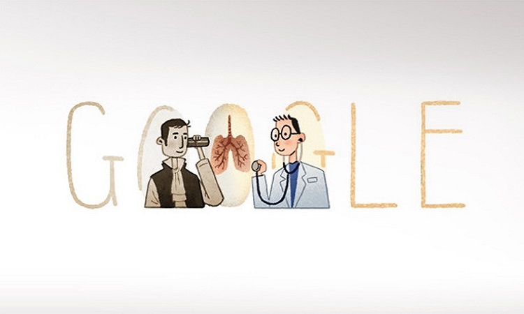 Rene Laennec, η Google Τιμά με Doodle τον άνθρωπο που έφτιαξε το στηθοσκόπιο