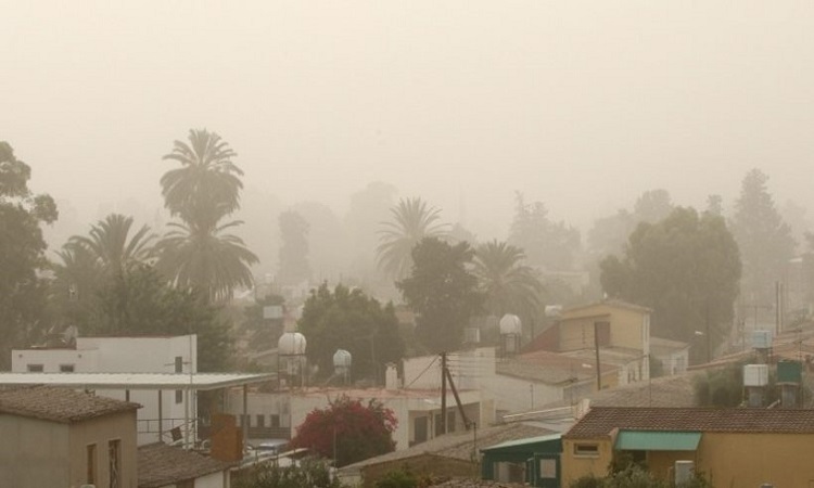 Aυξημένη η σκόνη στην ατμόσφαιρα στην Κύπρο