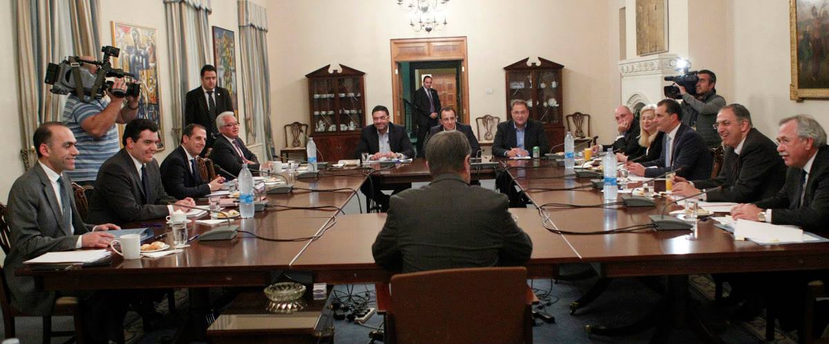 Προεδρικό: Κάλεσε τους Υπουργούς ο Αναστασιάδης και ζήτησε αναφορά για το μέχρι στιγμής έργο τους