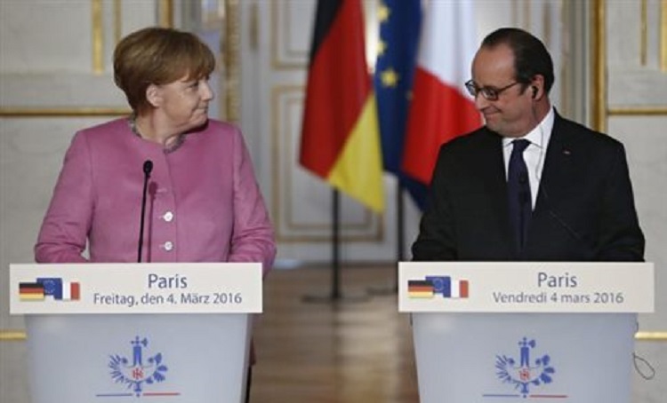 Μέρκελ-Ολάντ στο Παρίσι: Πρέπει να γνωρίζουμε ποιος μπαίνει στην Ευρώπη