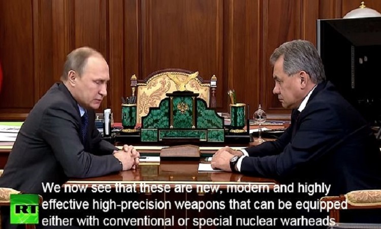 Επίδειξη δύναμης Πούτιν και παγκόσμια ανησυχία: Μπορούμε να ρίξουμε πυρηνικά στο ISIS, εύχομαι να μη χρειαστεί
