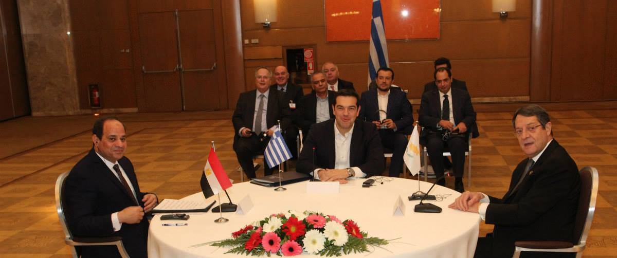 Τη δημιουργία μόνιμου μηχανισμού συνεργασίας συμφώνησαν Ελλάδα – Αίγυπτος - Κύπρος