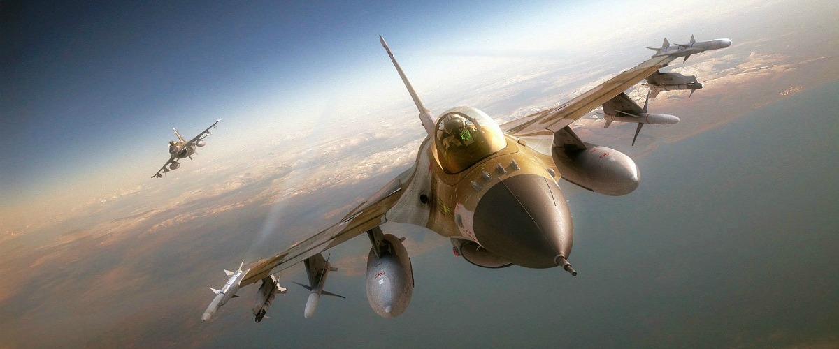 F16  «σκίζουν»  τον ουρανό της Πάφου - VIDEO