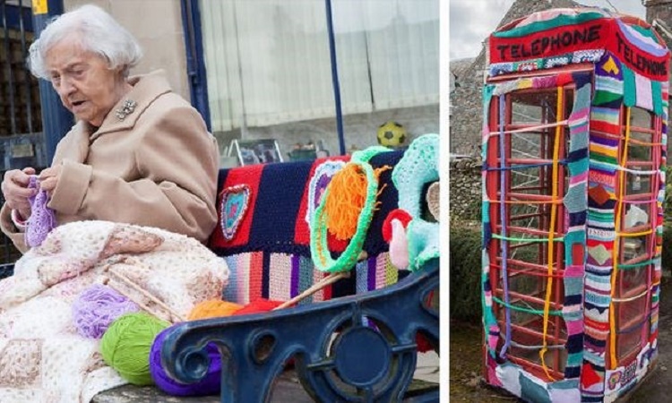 Η γιαγιά Γκρέις Μπρετ, ο γηραιότερος street artist του κόσμου (VIDEO)
