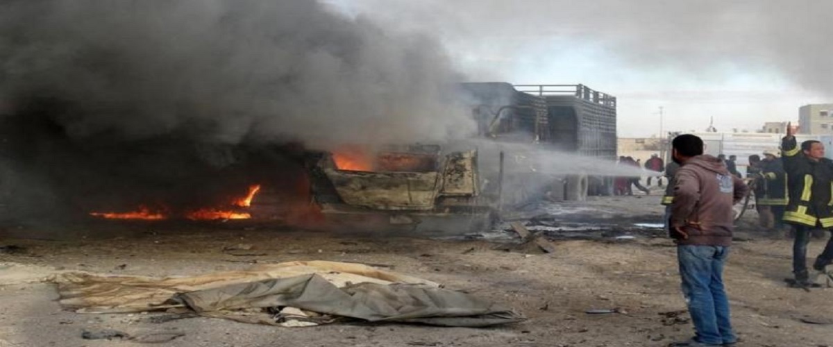 Ρωσικά μαχητικά βομβάρδισαν κομβόι φορτηγών στα σύνορα Τουρκίας - Συρίας