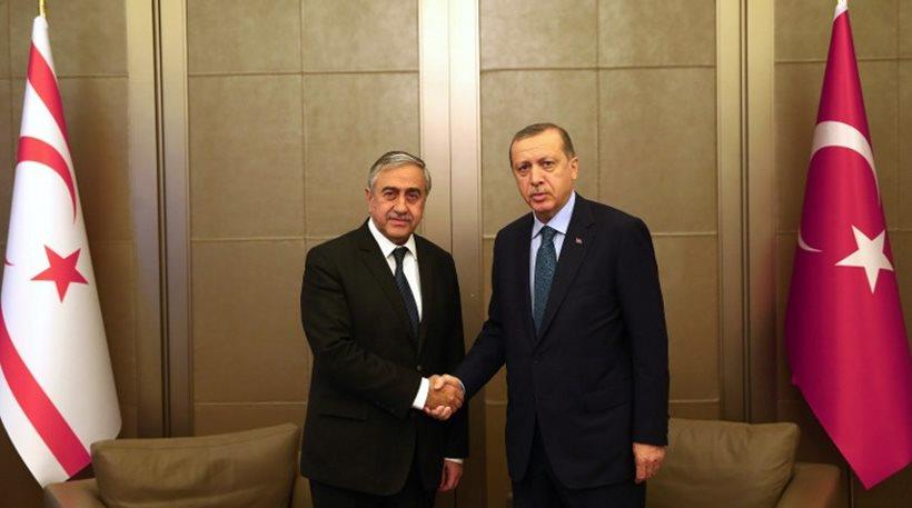 Ολοκληρώθηκε η συνάντηση Ακιντζί με Ερντογάν