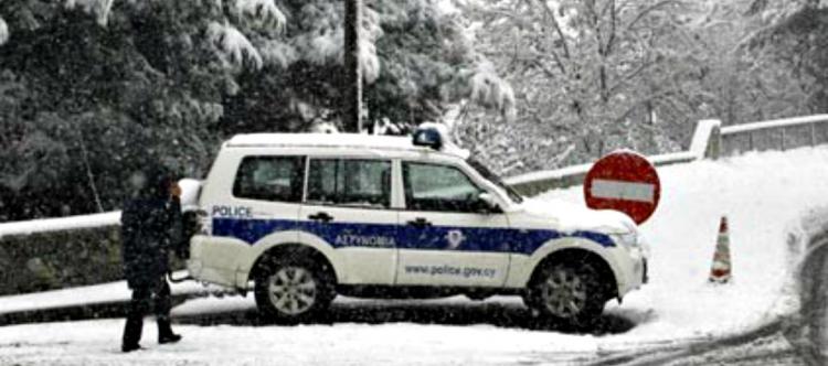 Ανακοίνωση της Αστυνομίας για τις Καιρικές συνθήκες και το οδικό δίκτυο