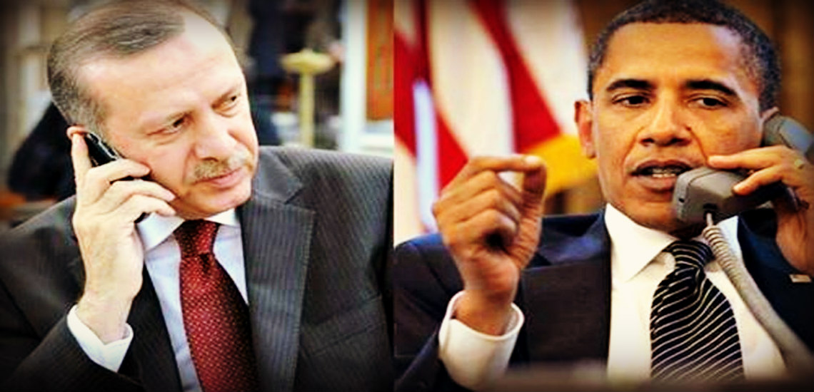 Τηλεφωνική συνομιλία Ερντογάν – Ομπάμα, συζήτησαν και το Κυπριακό