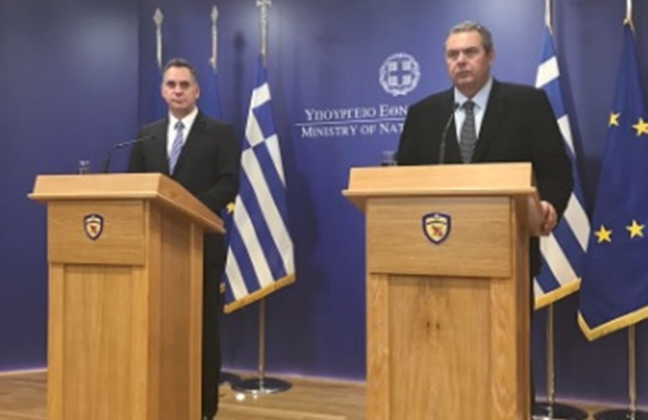 Παπαδόπουλος – Καμμένος: «Δεν μπορεί να υπάρξει λύση του κυπριακού με τουρκικές εγγυήσεις»