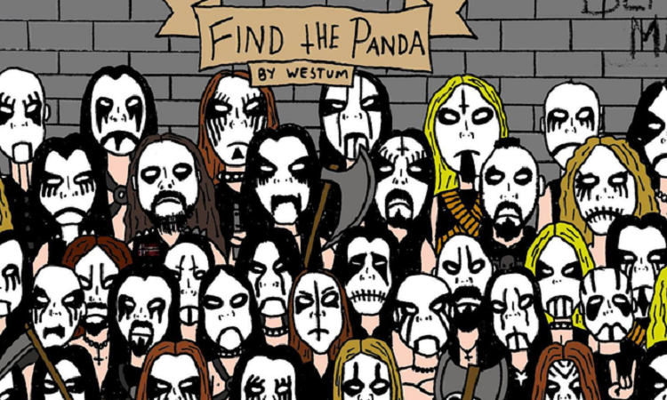 Μπορείς να βρεις το κρυμμένο panda ανάμεσα στους «μεταλλάδες»; (ΦΩΤΟ)