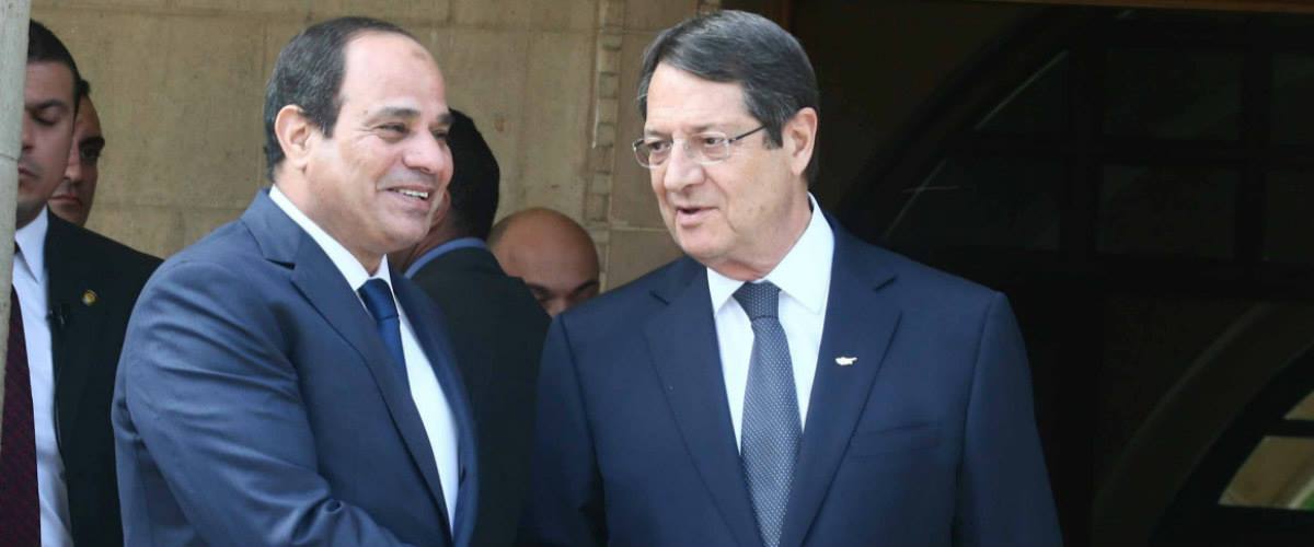 Αναστασιάδης και Πρόεδρος της Αιγύπτου συζήτησαν τα ενεργειακά και τριμερής