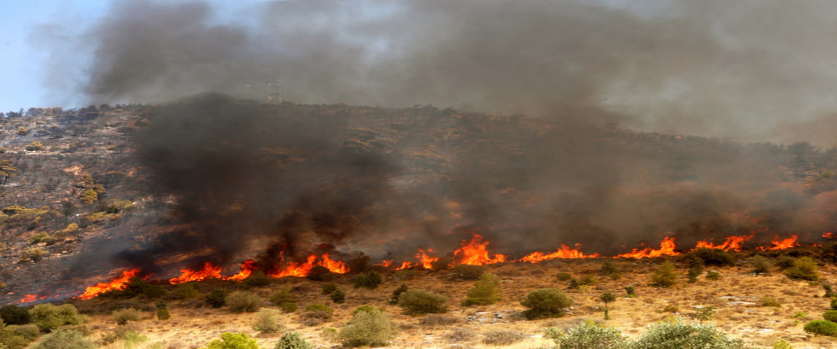 Πυρκαγιά μεταξύ των κοινοτήτων Σανίδας και Βάσας
