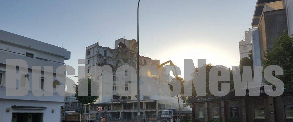 Κατεδαφίστηκε γνωστό κτήριο στη Λευκωσία – Νέα πολυώροφη πολυκατοικία στη θέση του - ΦΩΤΟΓΡΑΦΙΑ