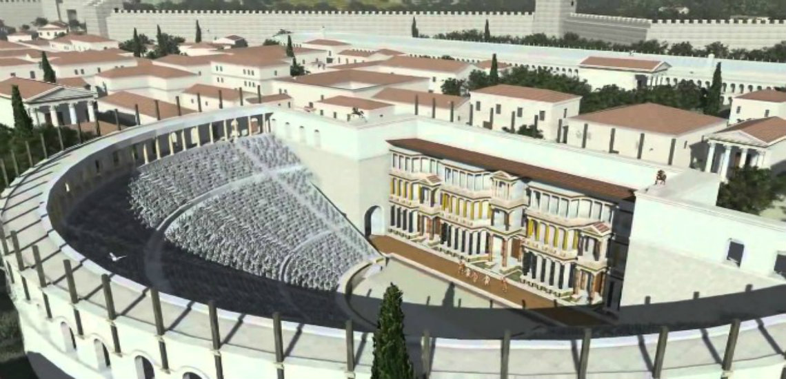 Ένα εντυπωσιακό 3D βίντεο με τον Ιππόδρομο, το θέατρο και τον Ναό του Απόλλωνα στην αρχαία Κόρινθο. Δείτε την πόλη όπως ήταν πριν χιλιάδες χρόνια