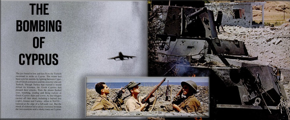7 Αυγούστου 1964: Η διαταγή του Γρίβα για εξουδετέρωση του θύλακα Μανσούρας – Κοκκίνων και ο βομβαρδισμός της Τηλλυρίας - ΦΩΤΟΓΡΑΦΙΕΣ