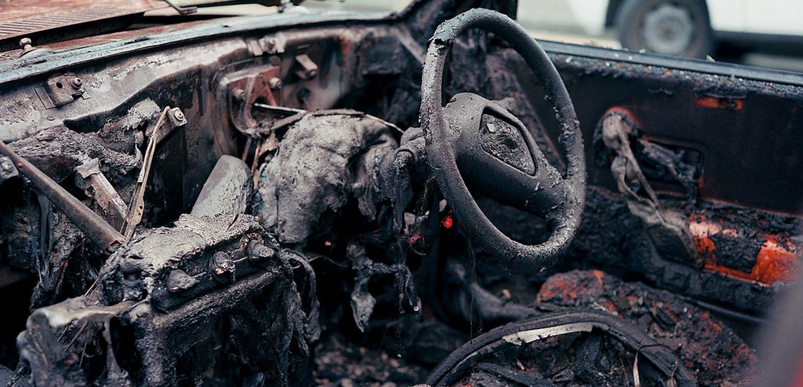 ΛΕΜΕΣΟΣ: Παρανάλωμα του πυρός σταθμευμένο αυτοκίνητο – Δεν έμεινε τίποτα