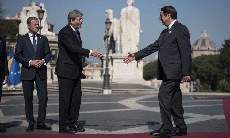 «Οι 27 να τιμήσουν την υπογραφή τους στη Διακήρυξη της Ρώμης» κάλεσε τους Ευρωπαίους ο Πρόεδρος Αναστασιάδης