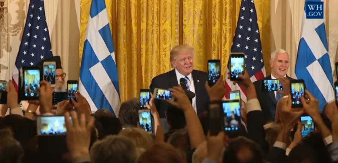 Ντόναλντ Τραμπ: «I Love the Greeks» — Μηνύματα «αγάπης» Τράμπ προς τους Έλληνες για την επέτειο της 25ης Μαρτίου - VIDEO