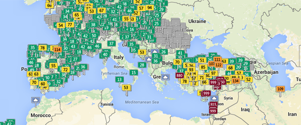 ΚΥΠΡΟΣ: Η χειρότερη ποιότητα αέρα στον κόσμο!– Δείτε συγκριτικούς χάρτες - ΦΩΤΟΓΡΑΦΙΕΣ
