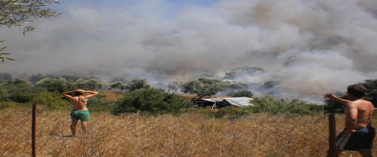 Έκτακτο: Μεγάλη πυρκαγιά στον Αγ. Αμβρόσιο – Κυβίδες - Κινδυνεύουν κατοικίες
