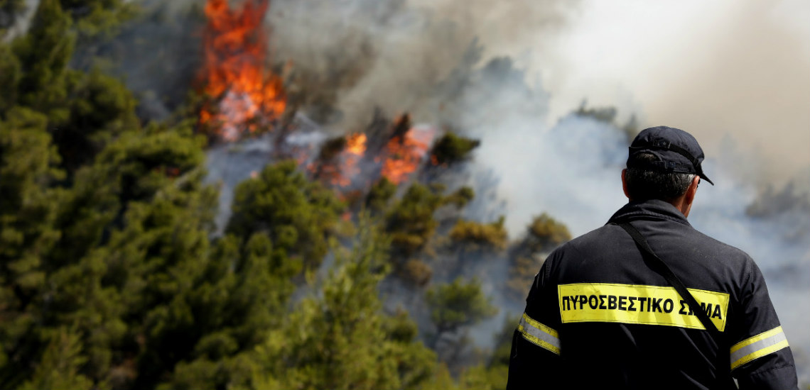 ΠΥΡΚΑΓΙΑ ΛΕΥΚΩΣΙΑΣ: Μισό δεκάριο δασικής βλάστησης κάηκε στο Δάσος Αδελφοί