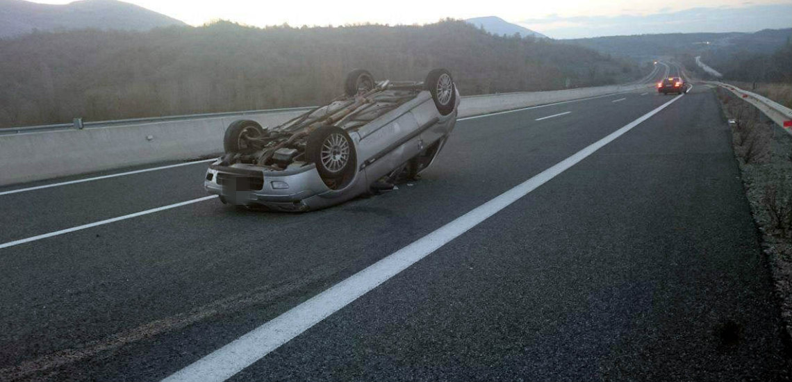 ΛΕΜΕΣΟΣ: Σοβαρό τροχαίο ατύχημα – Όχημα αναποδογύρισε στον αυτοκινητόδρομο