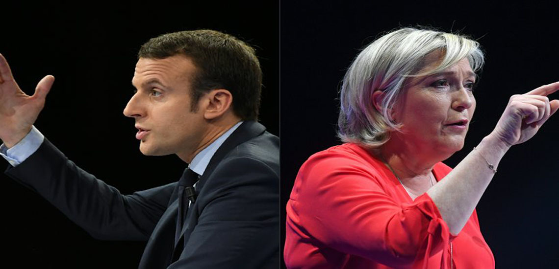 Γαλλικές εκλογές:  Ακολουθεί το τελευταίο ντιμπέιτ Μακρόν - Λεπέν