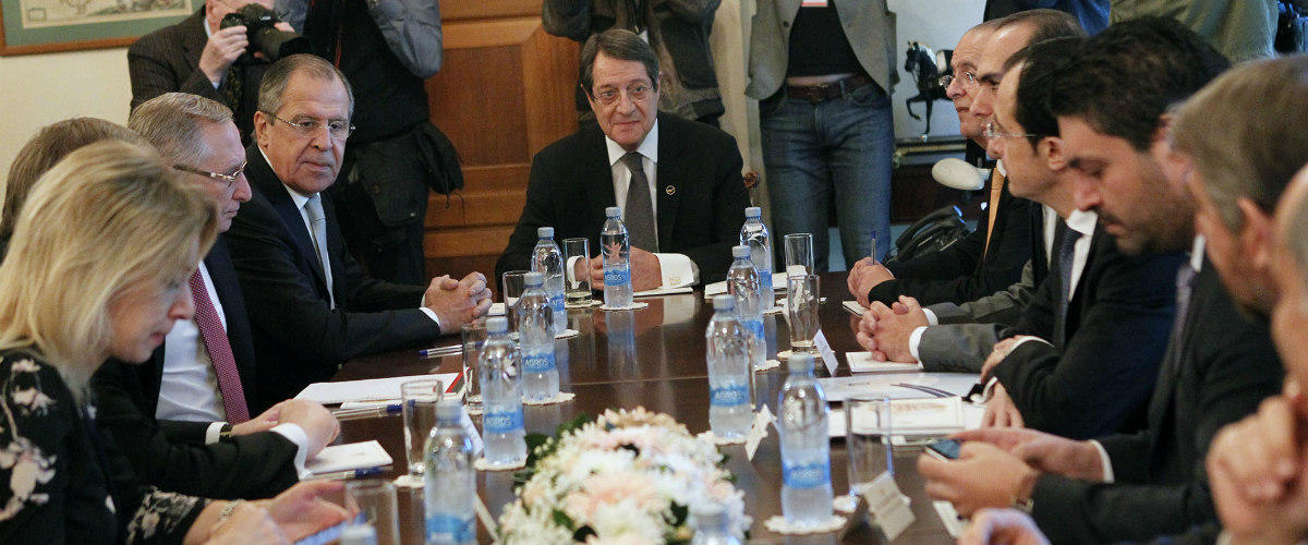 Λαβρόφ - Αναστασιάδη: Κυπριακό, Οικονομία, και Ενέργεια το επίκεντρο της συνάντησης