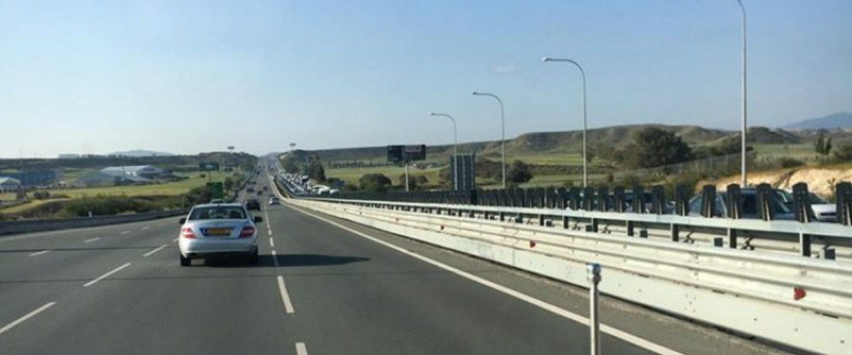 Τροχαίο στον αυτοκινητόδρομο Λευκωσίας -Λεμεσού - Κλειστή η αριστερή λωρίδα κυκλοφορίας